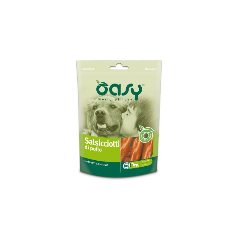 OASY SNACK SALSICCIOTTI DI POLLO BS GR.100