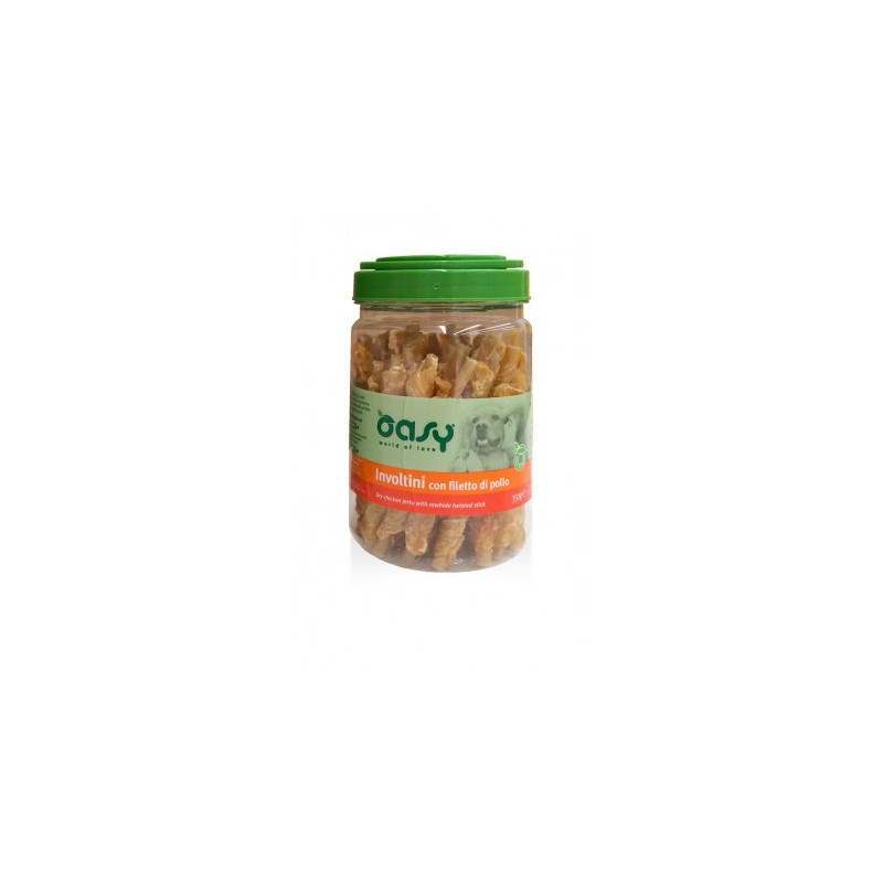 OASY SNACK INVOLTINI FILETTO POLLO GR.350