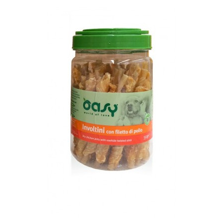 OASY SNACK INVOLTINI FILETTO POLLO GR.350