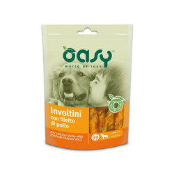 OASY SNACK INVOLTINI FILETTO POLLO BS GR.100