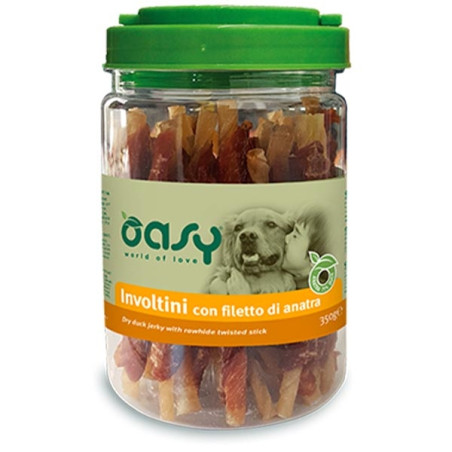 OASY SNACK INVOLTINI FILETTO ANATRA GR.350