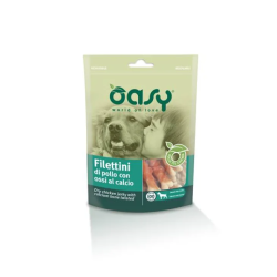 OASY SNACK FILETTINI POLLO OSSI AL CALCIO GR.100