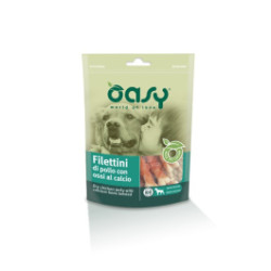 OASY SNACK FILETTINI POLLO OSSI AL CALCIO GR.100