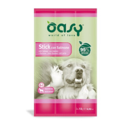 OASY SNACK DOG STICK CON SALMONE GR.12X3