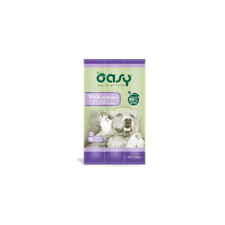 OASY SNACK DOG STICK C/TACCHINO GR.12X3