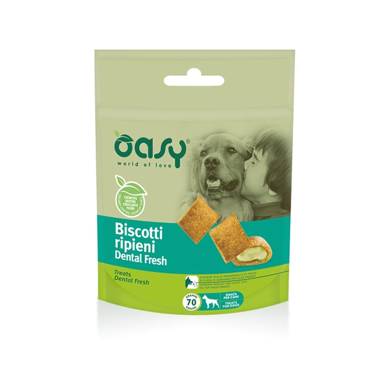 OASY SNACK DOG BISCOTTI RIP.DENTAL FRESH GR.70