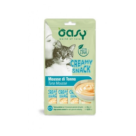 OASY SNACK CAT CREAMY TONNO GR.60