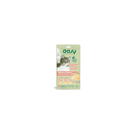 OASY SNACK CAT CREAMY SALMONE GR.60