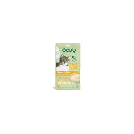 OASY SNACK CAT CREAMY POLLO GR.60