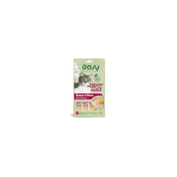OASY SNACK CAT CREAMY MANZO GR.60
