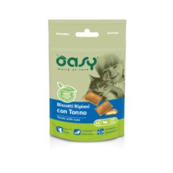 OASY SNACK CAT BISCOTTI RIPIENI TONNO GR.60