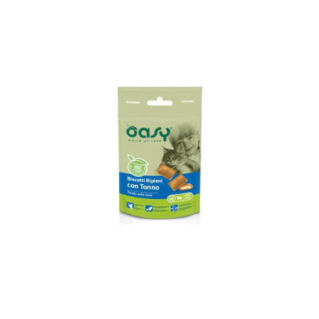 OASY SNACK CAT BISCOTTI RIPIENI TONNO GR.60