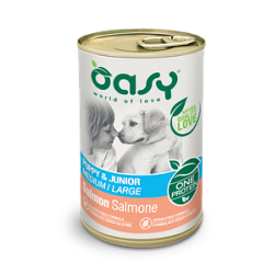 OASY DOG ONE PUP.ALL BREED SALMONE GR.400 LATT.