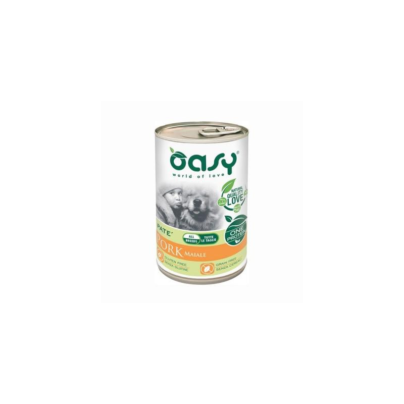 OASY DOG ONE MAIALE GR.400 LATT.