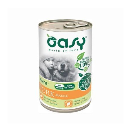 OASY DOG ONE MAIALE GR.400 LATT.